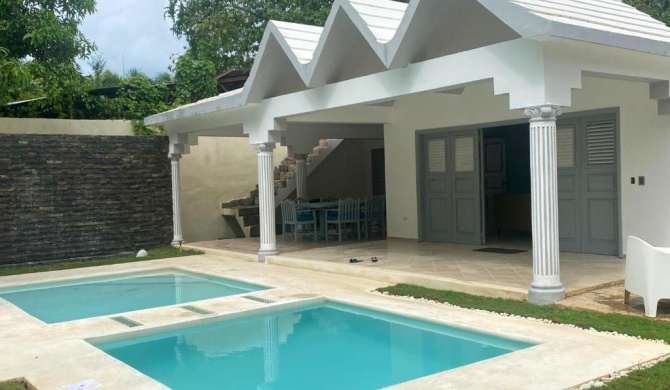 3 bedrooms house with private pool enclosed garden and wifi at Las Terrenas 2 km away from the beach