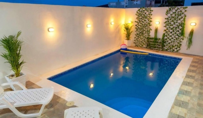 Top Villa with private pool, rooftop and security