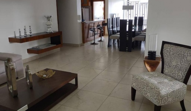 Spacious modern condo for 7 people in Santiago