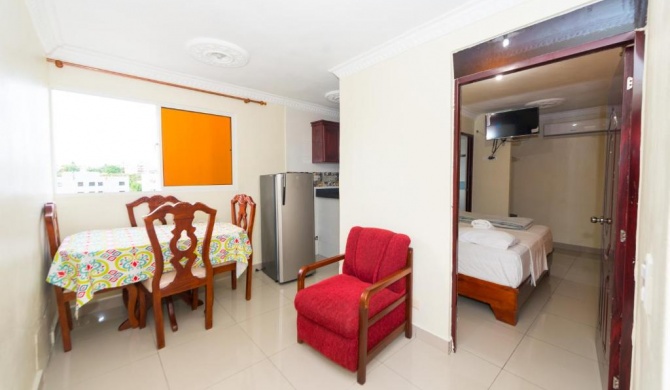 Tropical Island Apartahotel- one bedroom looking to the city