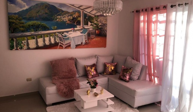 3 Dominican Republic - Huge Lovely Apt to enjoy, Air Condition - WIFI - Inverter for the light - Parking - Excellent Transportation Area - Buses - METRO - CableWay - CLOSE to the Comercial Center - MALL - Pool - patio 4 Parties