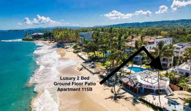 KITE BEACH Oceanfront LUXURY 2 BEDROOM - Patio by pool 100Mbps